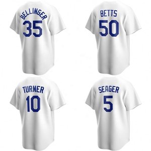 Maillot de baseball bleu pour homme Betts 50, imprimé numérique, maille respirante, sans manches, col en V, coupe classique, adulte, toutes saisons, antibactérien - Product Image 5