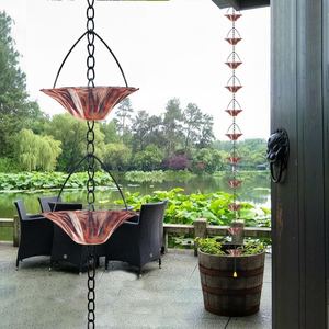 โซ่ระบายน้ำฝนโลหะทันสมัยสำหรับหลังคา - Product Image 5