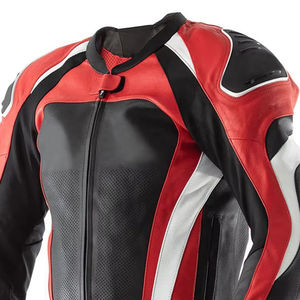 Chaqueta de Motociclista de Cuero Ligera y Duradera para Hombre, con Estampado Personalizado, Ignífuga, Opciones de Color y Talla Personalizadas - Product Image 4