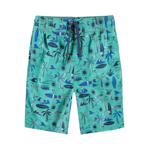 Short de bain confortable à prix abordable, nouvelle conception imprimée par sublimation, respirant, avec logo personnalisé, taille élastique, idéal pour la plage - Product Image 6