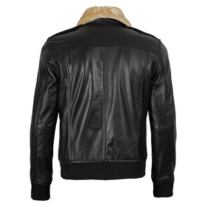 Chaqueta de Cuero para Hombre de Alta Calidad, Chaqueta de Invierno Clásica, Abrigo de Cuero Duradero, Servicio OEM ODM, Proveedor Mayorista - Product Image 4