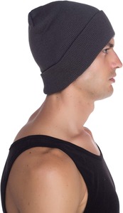 <b>Beanie</b> Men <b>Women</b>-Unisex Cuffed Plain 100% Cotton Fashionable Knit <b>Hat</b> - Product Image 3