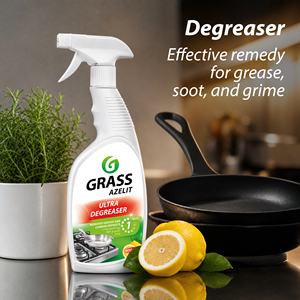 Professional Kitchen Degreaser <b>Spray</b> 600ml - GRASS Azelit Heavy-Duty Alkaline Foam <b>Cleaner</b> for Ovens, Cooktops & Grills - Product Image 4