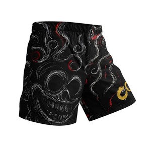 Shorts MMA pour hommes, imprimés, taille élastique, entraînement en salle de sport, kickboxing, légers, séchage rapide, colorés, haut de gamme pour arts martiaux mixtes. - Product Image 4