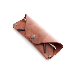 Distressed Genuine Leather Sunglasses <b>Case</b> Classic Luxury Vintage Water Resistant Handmade Eyewear Protector Wholesale Pouch - Product Image 1
