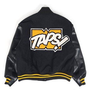 แจ็กเก็ตเบสบอลวิทยาลัยเลตเตอร์แมนโลโก้ออกแบบได้ตามต้องการสำหรับผู้ชายปักปกเสื้อแบบสตรีทแวร์ทำจากหนังสำหรับฤดูใบไม้ผลิ - Product Image 2