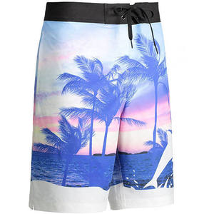 Shorts de bain pour hommes de haute qualité, avec logo frontal, anti-UV, extensibles dans 4 directions, pour la plage, le golf et le skateboard - Product Image 4