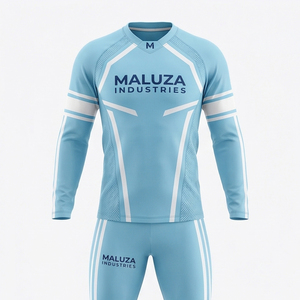 High Quality American Football Uniform Set Custom Football Jersey <b>Pants</b> Breathable Athletic Teamwear MALUZAINDUSTRIES - Product Image 1