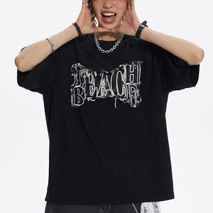 Camiseta Unisex Extra Grande Personalizada, 100% Algodón, Tejido de Tela, Impresión Digital, Ropa Urbana, Fabricante de Ropa de Marca Privada OEM - Product Image 3