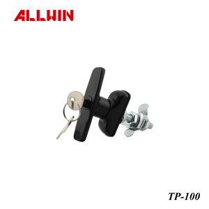 OEM ODM Black Finish Zinc Alloy Non Locking T Handle <b>Latch</b> - Product Image 5
