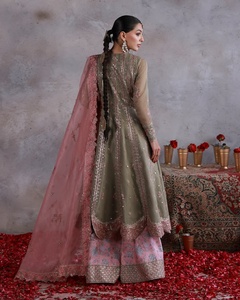 Robes décontractées pakistanaises et indiennes de qualité supérieure pour femmes, Nouveautés 2026, Salwar Kameez en tissu Lawn, ODM 2016 - Product Image 2