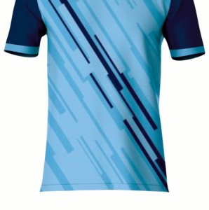Camiseta Deportiva de Manga Corta para Hombre, Estampado Geométrico, Cuello Redondo, Secado Rápido, 100% Poliéster, Tejido de Punto, Corte Regular, Impresión por Sublimación - Product Image 4
