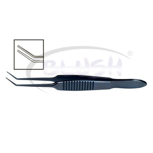 Pinzas de Sujeción de Lentes Faulkner de Titanio, Instrumento Oftálmico para Cirugía de Cataratas e IOL de Blush Surgical - Product Image 2