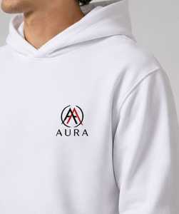 Sudadera con Capucha Blanca para Hombre AURA, Corte Regular, Algodón French Terry, Diseño con Bolsillos, Ropa Casual de Otoño - Product Image 3