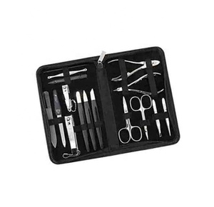 Fashion Gold Nail Manicure Set With Leather Case | Grooming Kit Manicure Set <b>Pedicure</b> Toe Nail Art <b>Tools</b> Set Elegant Kits - Product Image 1