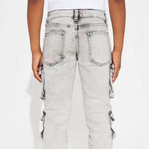 Pantalon en jean délavé élégant pour garçons, style décontracté moderne, service OEM, conception sur mesure, prix usine avantageux pour acheteurs en gros 2026 - Product Image 6