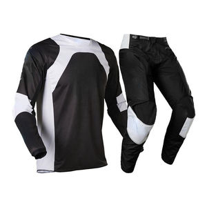 Combinaisons de motocross OEM en gros, logo personnalisé, ensemble maillot et pantalon de course MX pour la conduite tout-terrain - Product Image 3