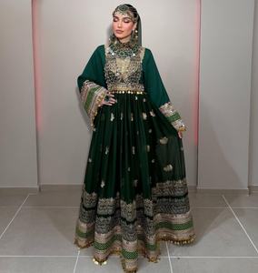 High Quality Cotton Fabric Wholesale 2026 Hot Selling Afghan Kuchi <b>Dresses</b> Breathable Comfortable Vintage Kuchi <b>Dresses</b> - Product Image 2