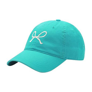 Gorra de Béisbol Ligera Azul para Mujer con Lazo Bordado en Blanco, Diseño Suave, Casual y Ajustable para Mujeres y Niñas - Product Image 4