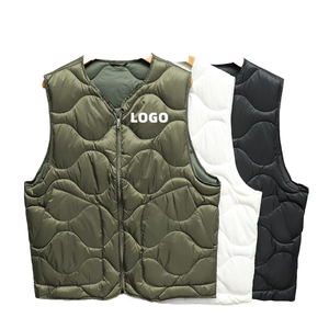 Chaleco Acolchado Vithas Industry Casual de Invierno Transpirable con Cremallera, 90% Relleno, Sin Mangas, Diseño Calabash Flower, Nylon, Cuello en V - Product Image 5