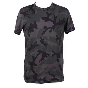 Camiseta Deportiva de Manga Corta para Hombre, Bordado Frontal, Jersey Ecológico de 400g, Secado Rápido, Corte Regular, Cuello en V, Verde, Negro, Blanco - Product Image 3