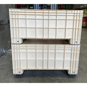Caja de Paletización de Plástico Apilable de Alta Resistencia para Suministro y Distribución Agrícola - Product Image 2