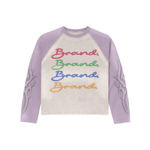 Camiseta Gráfica Personalizada de Alta Calidad, Unisex, Talla Grande, Térmica, con Logotipo, Manga Larga, 100% Algodón, Impresión DTG, Ecológica y Transpirable - Product Image 1