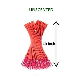 Varillas de incienso de 19 pulgadas, varitas de incienso Natural sin perfume, suministro al por mayor de la mejor marca (rojo) - Product Image 1