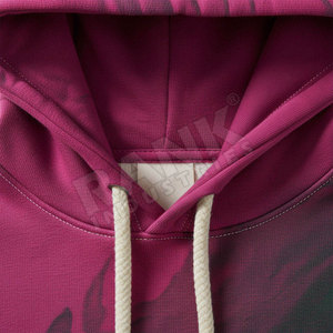 เสื้อฮู้ดผ้าคอตตอนผสมสำหรับผู้ชาย แขนยาว ปลายแขนแบบริบ ผ้าเนื้อนุ่ม อุ่นสบาย - Product Image 6