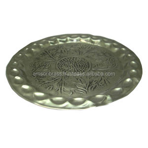 Bonne qualité métal Rose or couleur dîner chargeur assiette Design attrayant vente chaude assiette de service pour la décoration de mariage - Product Image 6