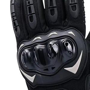 Gants de course à doigts entiers en PU avec protection de la paume, antidérapants, fermeture auto-agrippante, unisexe, pour usage extérieur - Product Image 2