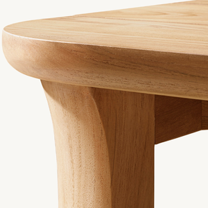 Mesa de Centro de Madera de Teca Ecológica y Duradera, Hecha a Medida, para Sala de Estar, Diseño Moderno, Acabado Liso - Product Image 2