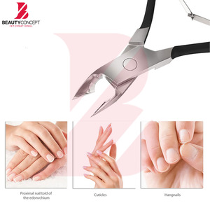 Cortacutículas Negro Mate Moderno, Diseño Ergonómico, Cortacutículas de Acero Inoxidable de Alta Precisión, Herramientas Profesionales de Manicura - Product Image 4