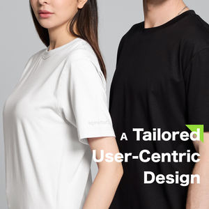 2025 personalizable 240gsm mujer refrigeración bambú y algodón Mujer camiseta Boxy Smart Casual diseño sólido patrón Jersey tela - Product Image 5