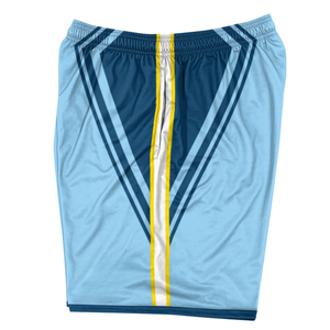 Uniforme de lacrosse sublimado al por mayor de alta calidad, cuello en V, reversible, conjunto de jersey y pantalones cortos premium para entrenamiento. - Product Image 2