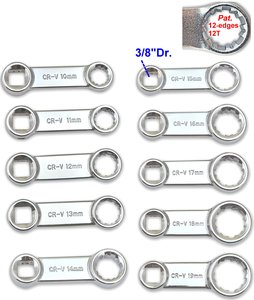 Llave extractora universal de pernos de 3/8 pulgadas de diámetro con 12 dientes (12T) - Product Image 3