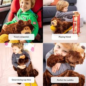 <span class=keywords><strong>Couverture</strong></span> lestée 5 lb pour enfants, ours en peluche sensoriel, animaux en peluche lestés, <span class=keywords><strong>couverture</strong></span> en peluche lestée, jouet en peluche lesté, jouet en peluche personnalisé - Product Image 2