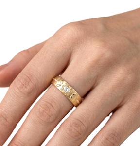 Wonderful 10K14K Solid Gold Love Band Minimalist Stackable Anniversary <b>Ring</b> Stainless Steel <b>Finger</b> <b>Ring</b> Oval Lab Created Diamond - Product Image 5