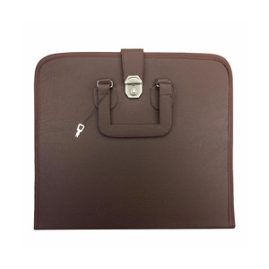 Masonic Regalia Embroidered Apron <b>Case</b> High Quality PU Leather Soft Master Mason Apron Masonic Regalia Chain Collar <b>Case</b> - Product Image 1