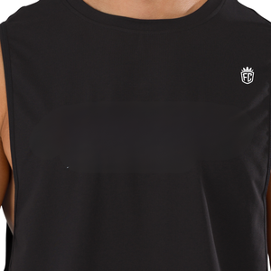 เสื้อกล้ามผู้ชายสีดำ แขนกุด ทรงเข้ารูป น้ำหนักเบา สำหรับออกกำลังกาย ฟิตเนส เล่นกีฬา รับผลิตตามสั่ง ขายส่งจำนวนมาก - Product Image 6