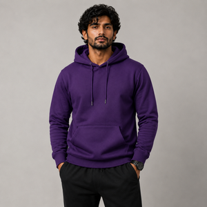 Sweat-shirts à capuche épais pour hommes, personnalisés en molleton de coton 500 GSM, fabrication OEM, marque privée, vente en gros, fabricants en vrac - Product Image 1