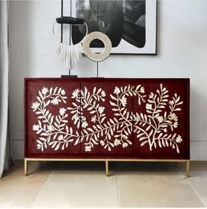 Bone Inlay <b>Drawer</b> 2 Living Room Luxury Design Furniture Cabinet <b>for</b> <b>Sale</b> Hand Made Bone Inlay Table <b>for</b> Small Size - Product Image 4