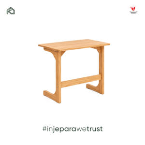Mesa Auxiliar para Portátil en Forma de C de Madera Sólida Natural Sungkai, Escritorio Moderno para Sofá, Mueble para Sala de Estar, Apartamento u Hotel - Product Image 5