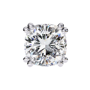 Pendientes de Diamantes Moissanite con Corte Cojín de 6x6 mm, 2.2 CTW, Oro Sólido de 14K, Joyería de Lujo para Mujer, Regalo - Product Image 1