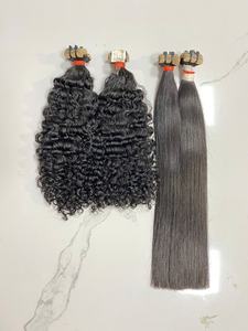 Bande de cheveux bouclés en 100% Extension de cheveux humains vietnamiens sans cuticule chimique alignée tissage de cheveux prix de gros pour les femmes noires - Product Image 3