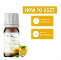 Extrait pur de zeste de citron liquide de qualité alimentaire en vrac en bouteille