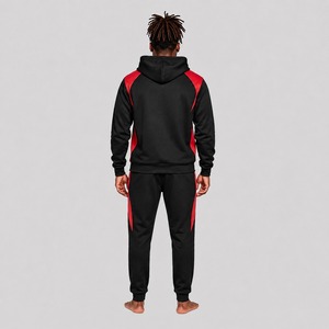 Nouveau design – Survêtement pull-over pour homme, vente en gros, haute qualité, à capuche, léger, 100 % coton, écologique, hiver, coupe oversize, pour le jogging - Product Image 2