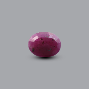 Natural African Ruby 6.4 Carat Oval Cut Loose Gemstone for Fine Jewelry - Product Image 2