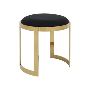 Luxury Stainless Steel <b>Stool</b> Contemporary Design Metal Seating Kitchen Dining Bar Restaurant Hotel Commercial Entry PU <b>Leather</b> - Product Image 1