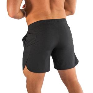 Pantalones cortos deportivos para hombre, novedad de verano, pantalones cortos informales de algodón para hombre, pantalones cortos de playa con Cintura elástica de Color sólido, pantalones cortos para correr para hombre - Product Image 3